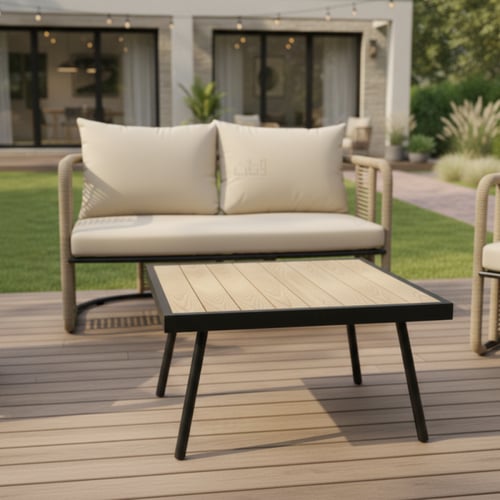 طقم جلوس خارجي 4 أشخاص – تصميم عملي وعصري