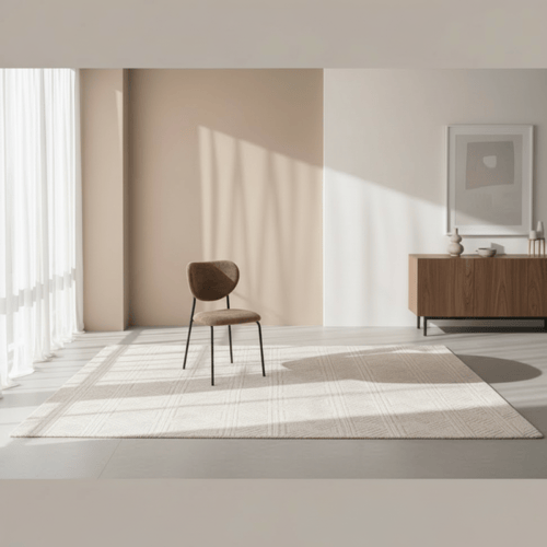 طقم طاولة طعام خشبية بيضاوية مع 6 كراسي بني – فخام...