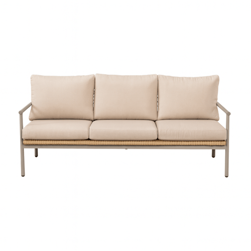 طقم كنب خارجي 7 أشخاص بيج مع طاولة – راحة وأناقة ل...