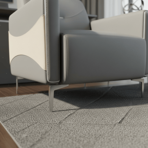 طقم جلسة مكتب رمادي – أناقة هادئة للمساحات العملية