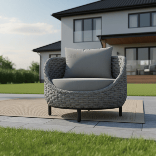 طقم جلوس خارجي 4 مقاعد – تصميم عملي ومريح