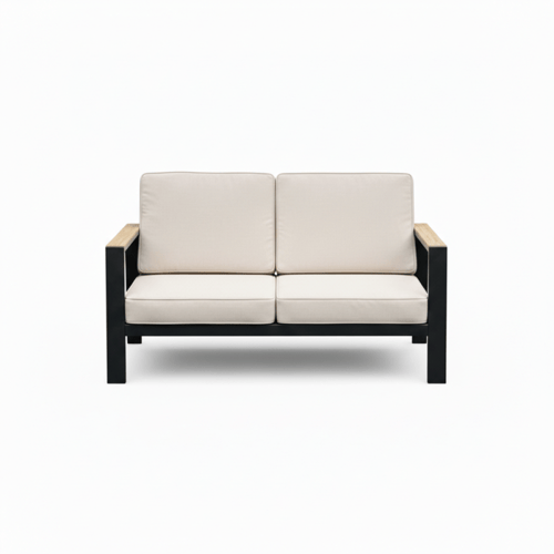 جلسة خارجية ألمنيوم بيج – أناقة هادئة للمساحات الم...