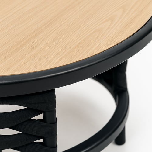 طقم جلسة خارجية فاخر بحبال مع طاولة قهوة – بيج × أ...