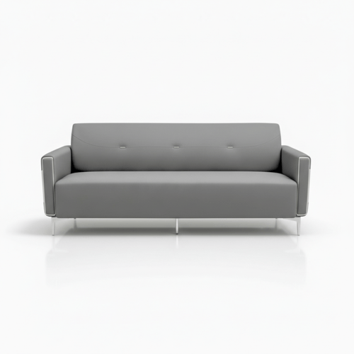 طقم جلسة مكتب رمادي – أناقة هادئة للمساحات العملية