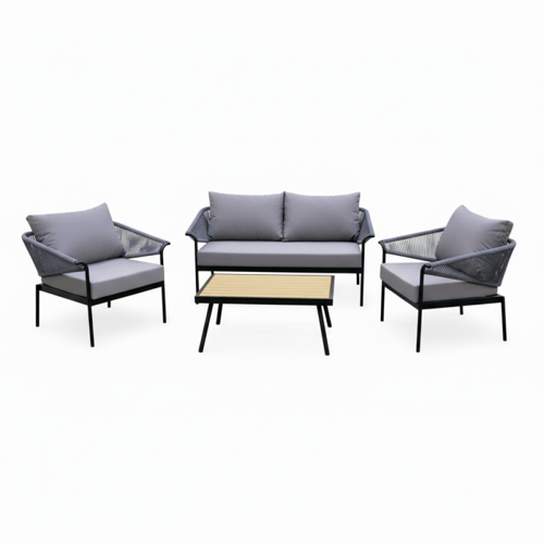 طقم جلوس خارجي 4 مقاعد – تصميم واسع ومريح