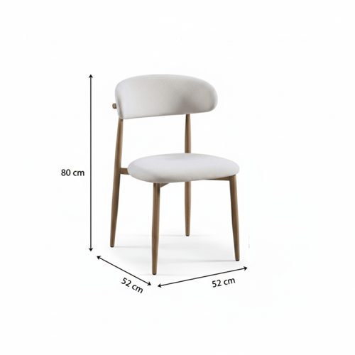 طقم طاولة طعام دائري أبيض – فخامة للتجمعات الكبيرة