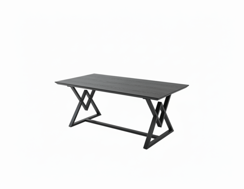 طقم طاولة طعام مستطيل أسود فاخر – طاولة + 8 كراسي...