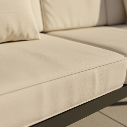 جلسة خارجية ألمنيوم بيج – أناقة هادئة للمساحات الم...