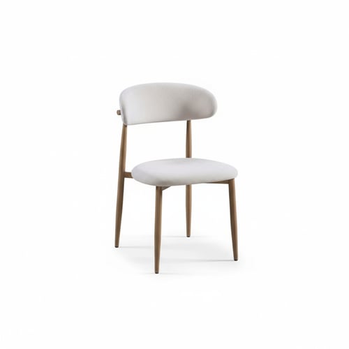 طقم طاولة طعام دائري أبيض – مساحة أوسع للتجمعات