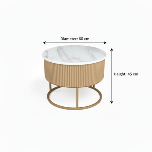 طاولة قهوة متداخلة