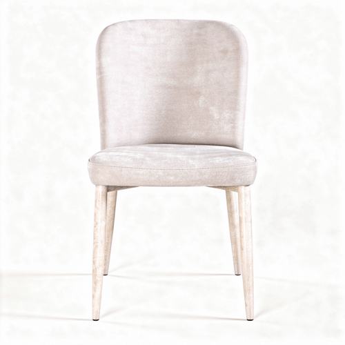 طقم طاولة طعام بيج دائري مع 8 كراسي – رفاهية للمسا...