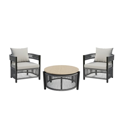 طقم جلوس صغير 2 أشخاص – تصميم مدمج وأنيق