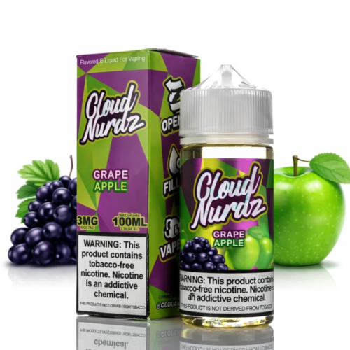 نكهة فيب كلاود نيردز تفاح عنب Cloud Nurdz Apple Gr...