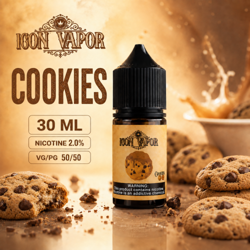 النكهة سولت كوكيز بالشوكولاتة ICON VAPOR COOKIES