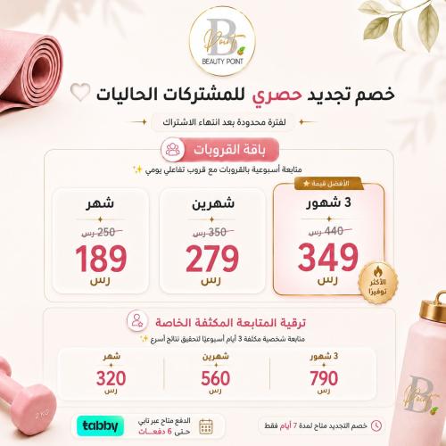 تجديد باقة القروبات