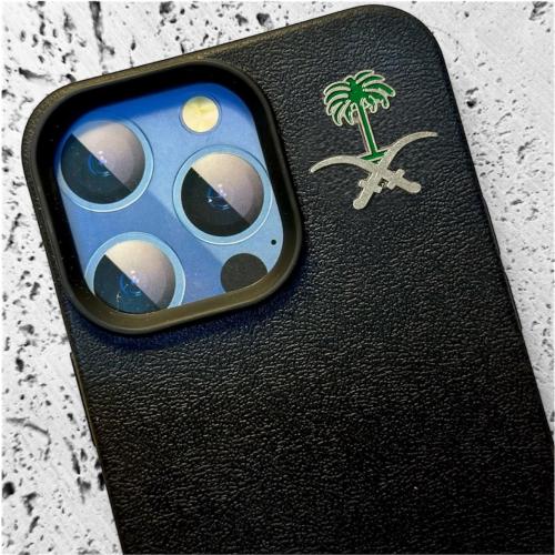 ستيكر حديد - سيفين ونخلة فضي