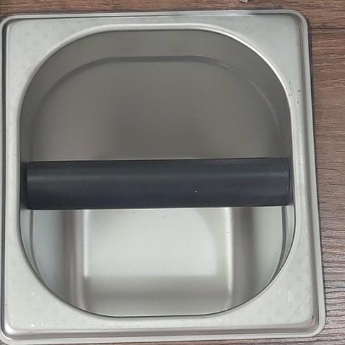 صندوق او وعاء مخلفات القهوة من الستانلس ستيل