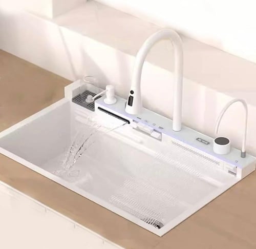 المجلى المطور مع اضاءة لون ابيض