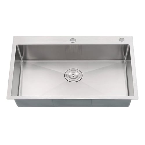 حوض واحد مع فتحة خلاط استيل 304 - نانو - سماكة 3مل...