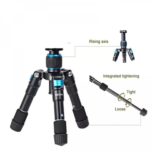 حامل ثلاثي القوائم محمول مدمج للكاميرا ترايبود صغي...