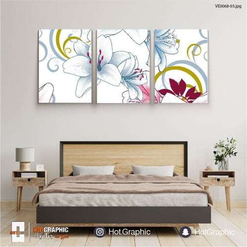 ورود لازوردي وخمري - (VE0068)