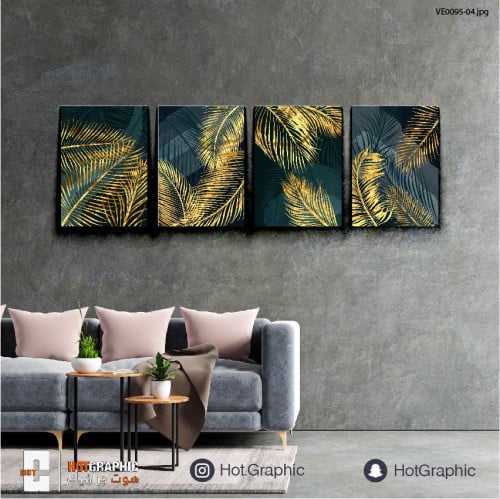 ورود تركواز وعسلي - (VE0095)