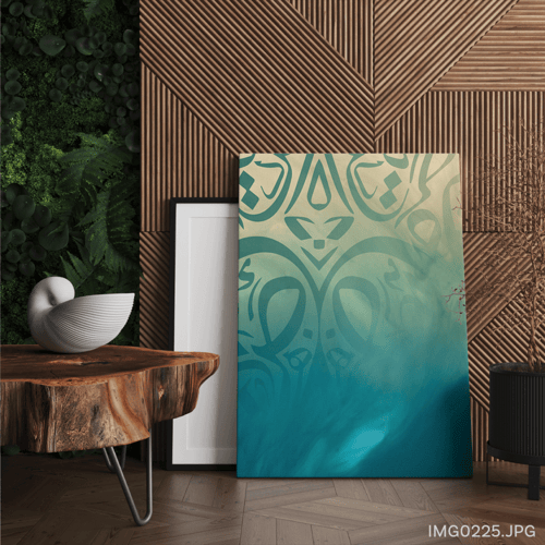 منقوشة فيروزية - (T-IMG0225)