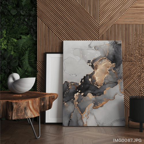 فحمي معدني مطبع بالذهبي - (T-IMG0087)