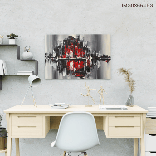 انعكاس لمباني معدنية - (W-IMG0366)