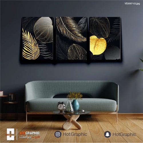 ورود أسود وليموني - (VE0097)