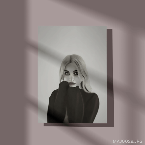 رسمة رقمية - (T-MAJ0029)