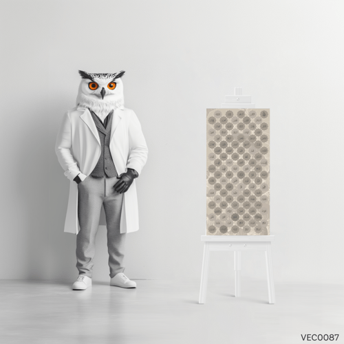 أسماء الله بني رمادي - VEC0087