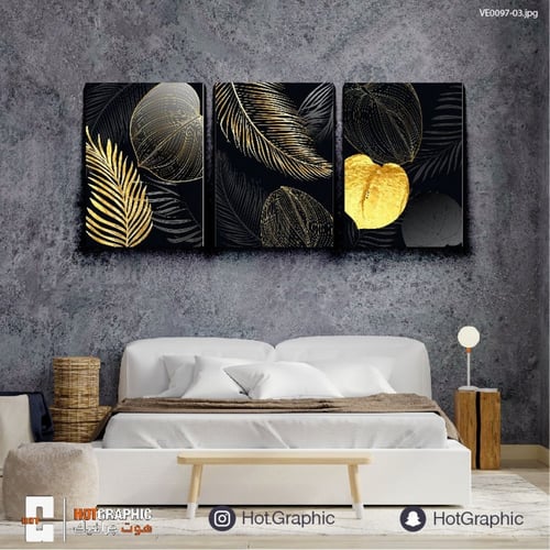 ورود أسود وليموني - (VE0097)