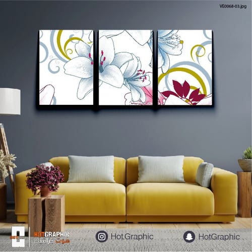 ورود لازوردي وخمري - (VE0068)