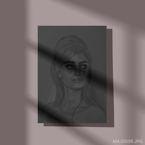 رسمة رقمية - (T-MAJ0035)