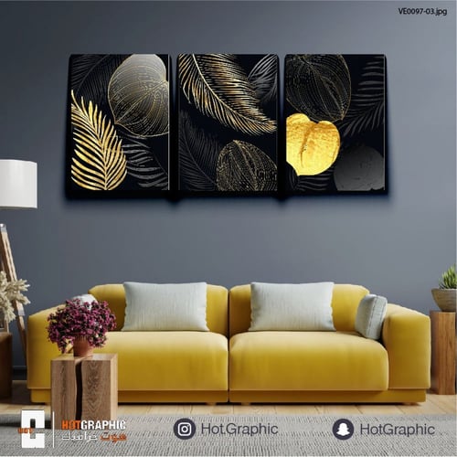 ورود أسود وليموني - (VE0097)