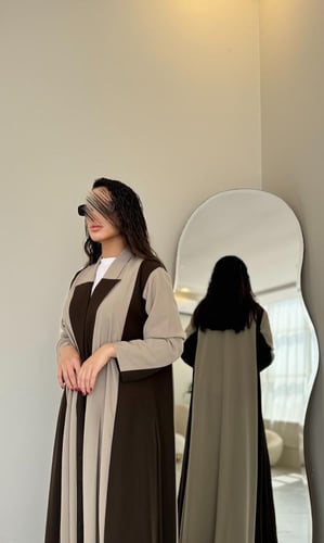 عباية بليزر بيج وبني كريب لميا