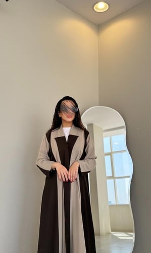 عباية بليزر بيج وبني كريب لميا