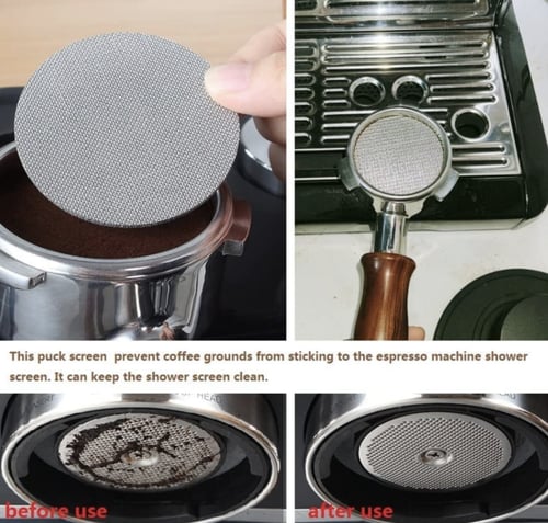 قطعة فلتر كيكة الاسبريسو Puck Screen شور بك سكرين...