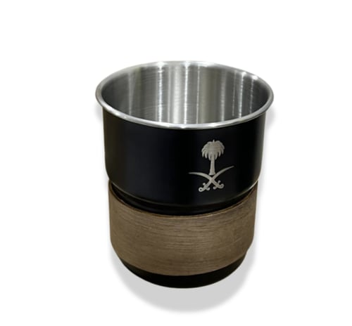 كوب سيفين ونخلة يوم التأسيس اسود