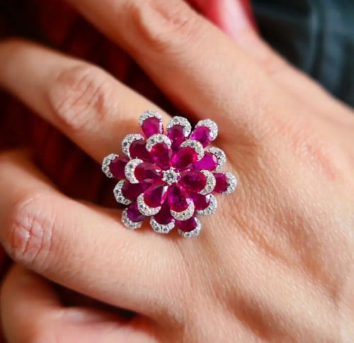 خاتم الماس صناعي