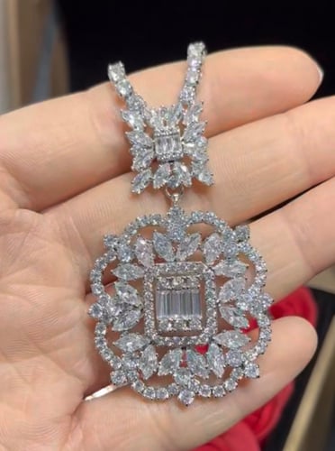 طقم الماس صناعي