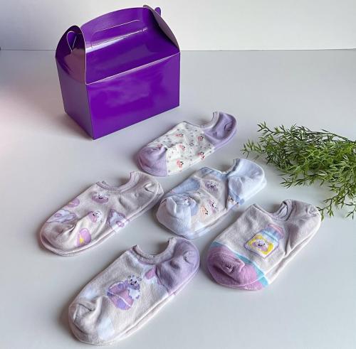 بوكس جوارب البقره البنفسجيه