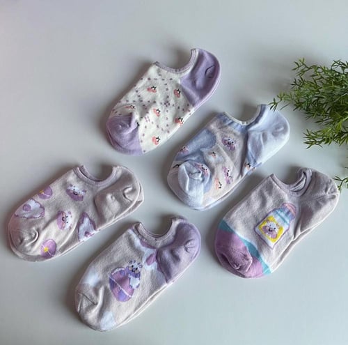 بوكس جوارب البقره البنفسجيه