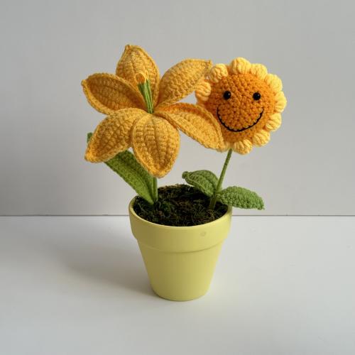 فازه دوار الشمس المبتسم