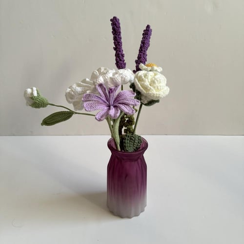 فازه الازهار البنفسجيه1