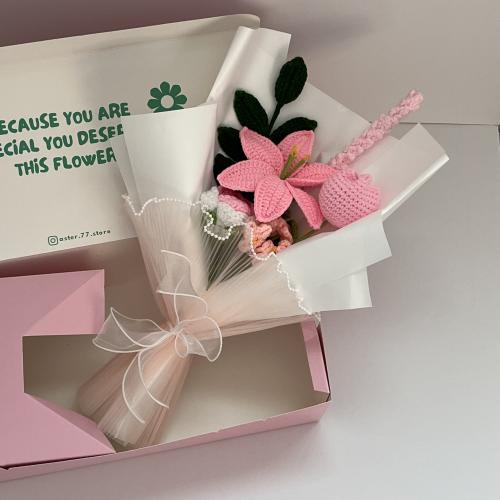 باقة الازهار الوردية