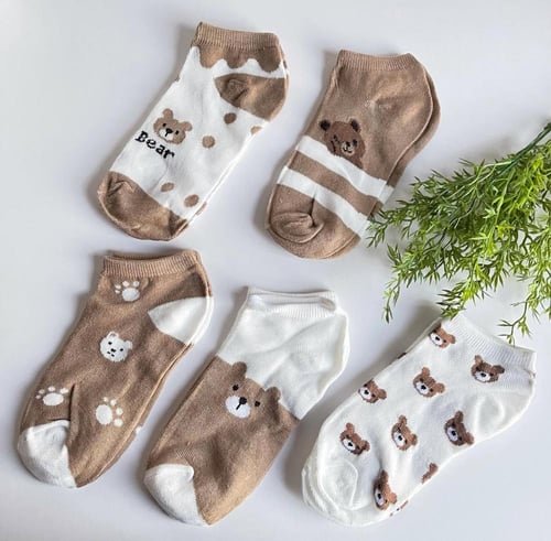 بوكس جوارب الدب البني