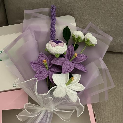 باقة الازهار البنفسجية