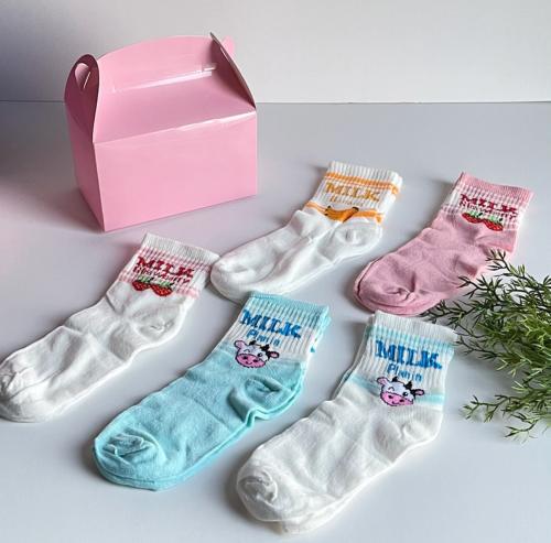 بوكس جوارب الحليب
